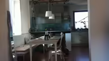 Blick vom Wohnzimmer