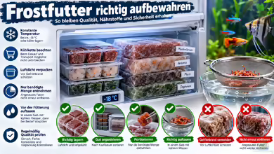 Frostfutter richtig aufbewahren: So bleiben Qualität, Nährstoffe und Sicherheit erhalten