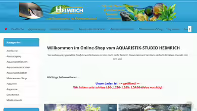 heimrich.de - Onlineshop für Zierfische und Aquaristik
