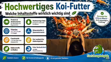 Hochwertiges Koi-Futter: Diese Inhaltsstoffe müssen enthalten sein