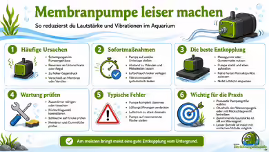 Lautstärke und Vibrationen einer Membranpumpe reduzieren