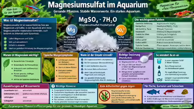 Magnesiumsulfat im Aquarium: Wirkung, Dosierung und sinnvoller Einsatz