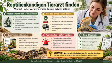 Reptilienkundigen Tierarzt finden: So gelingt die Suche nach kompetenter Hilfe