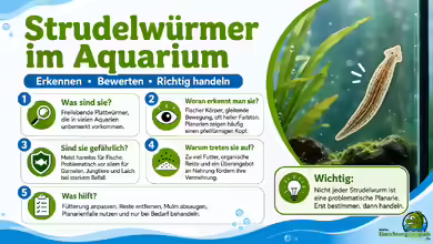 Strudelwürmer im Aquarium: Ursachen, Arten, Bedeutung und Bekämpfung
