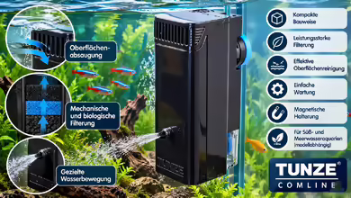 Tunze Comline – Kompakte Filtertechnik für Süßwasser- und Meerwasseraquarien