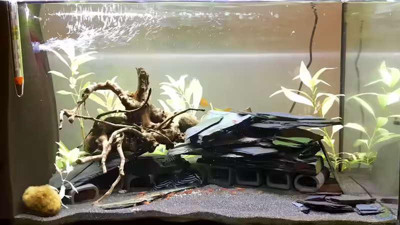 Aquarium Hauptansicht von Becken 33524 - Klein aber fein Aquarium Hauptansicht von Becken 33524 - Klein aber fein