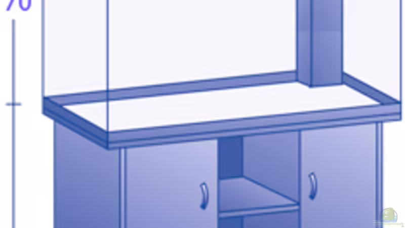 Aquarium Hauptansicht von Versuch Nr. 4 Aquarium Hauptansicht von Versuch Nr. 4