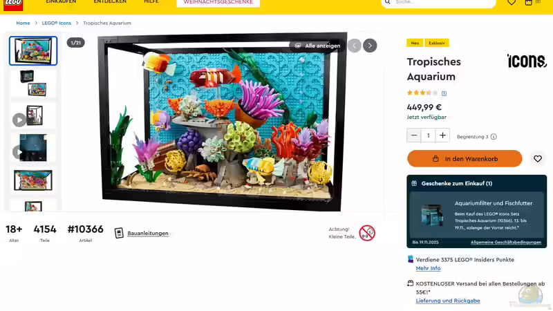 Das Lego Aquarium - Ein außergewöhnliches Bau- und Dekoerlebnis für Aquaristikfans