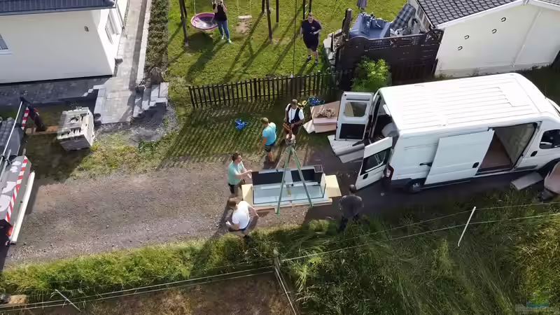 Fehler beim Transport eines Aquariums