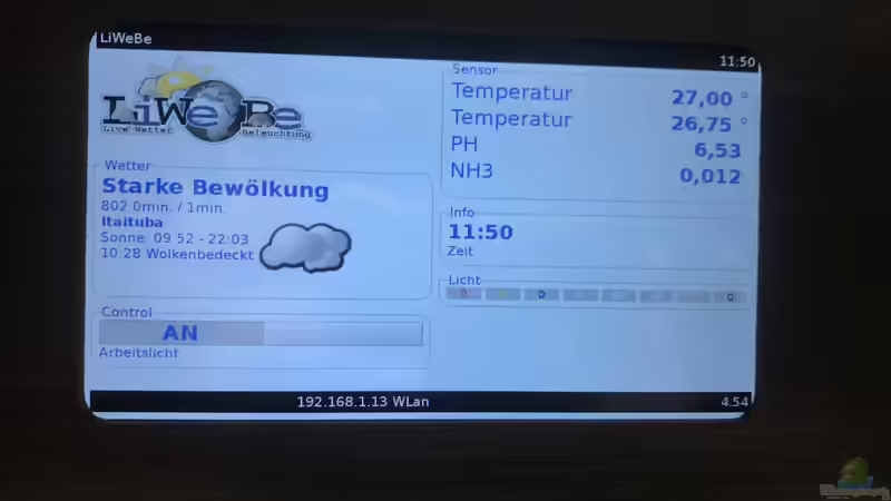Aquarien mit Produkten von LiWeBe