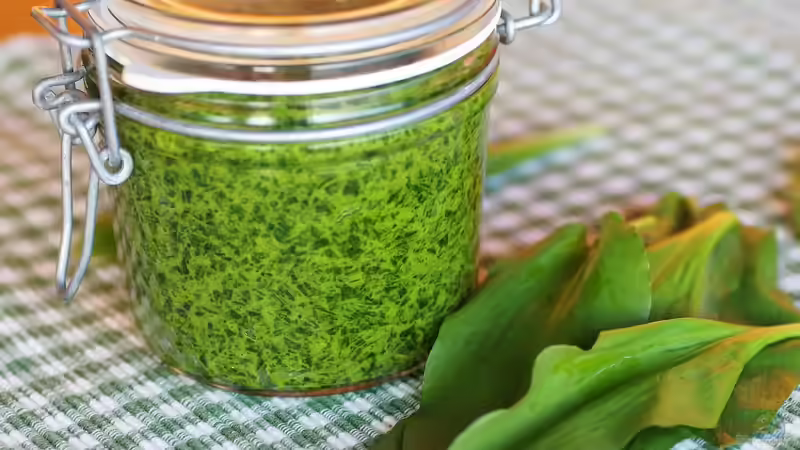 Pesto aus dem eigenen Garten - Vielfalt aus frischen Kräutern