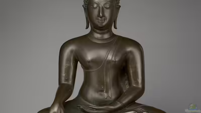 Spirituelles im Aquarium: Buddha zwischen Zierfischen