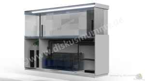 1000 Liter Diskus-Aquarium; Planung