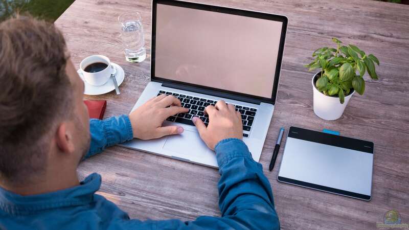 Homeoffice auf Terrasse oder im Garten